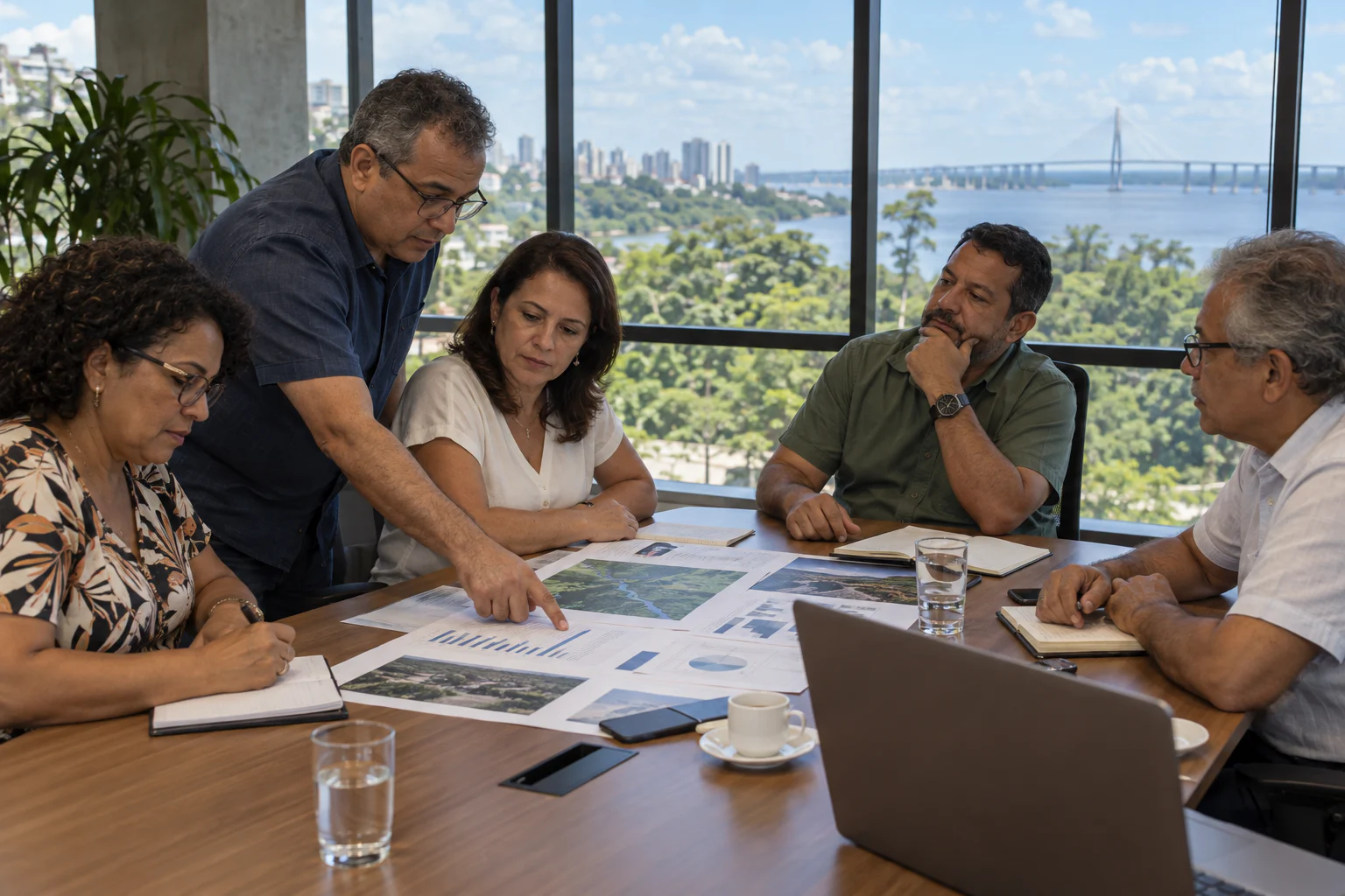 Diretoria da AMASE em reunião de trabalho